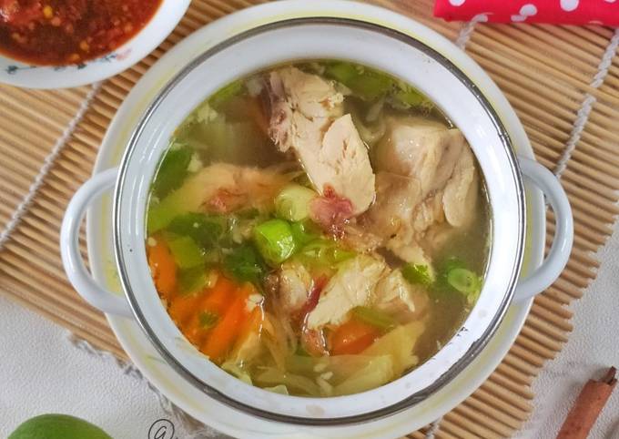 Resep Sop Ayam Ala Pak Min Klaten yang Bisa Manjain Lidah ...