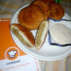 A picture of Bread kabab.