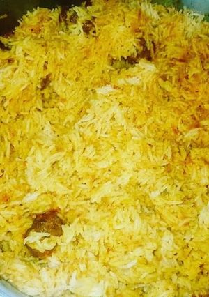 A picture of Chicken Kofta Biryani.