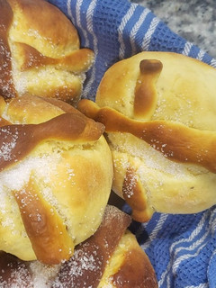 Una foto de Pan de muerto