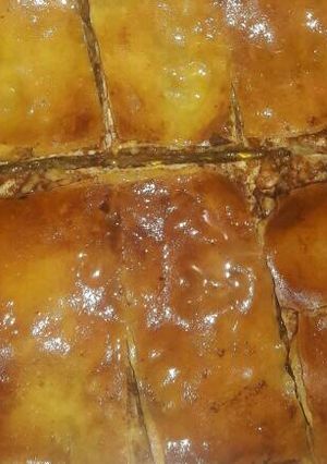عکسی از دستور باقلوا