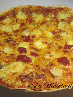 Una foto de Pizza 5 quesos