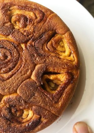 Foto resep Cinnamon Roll Simpel Rice Cooker