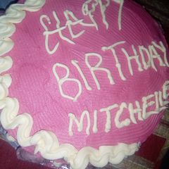 A picture of Buttercream icing.
