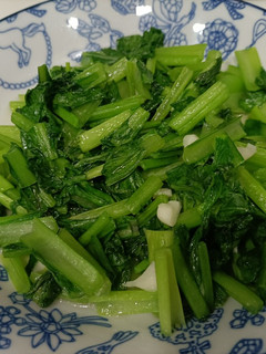 蒜炒小松菜 的食譜成品照片