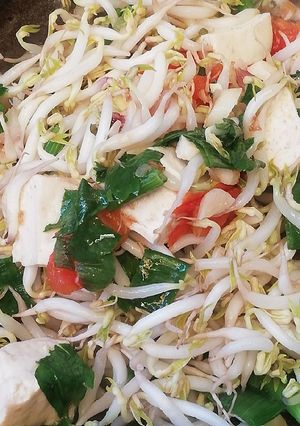 Foto resep Cah Tauge Tahu / Tumis Tauge Tahu Simple