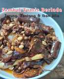 Sambal Tumis Berlada Terung, Kentang & Ikan Bilis