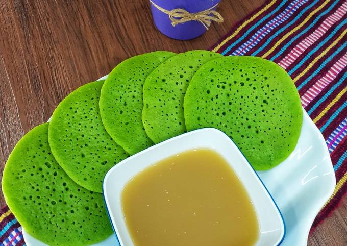 Resep Serabi Pandan Fiber Creme Dan Kinca Oleh Arien Nugraha Cookpad