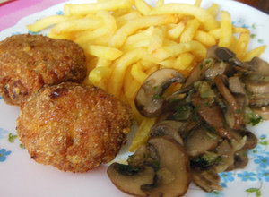 Csirkefasírt Air Fryerben sütve recept fotója