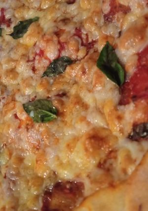 Una foto de Pizza margarita