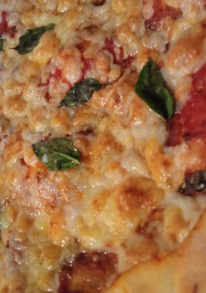 Una foto de Pizza margarita