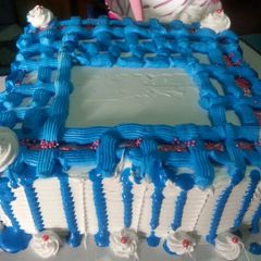 A picture of Whip cream icing# author Marathon contest #.