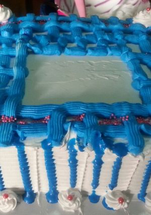 A picture of Whip cream icing# author Marathon contest #.