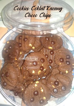 Foto resep Cookies Coklat Kacang Choco Chips