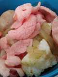 Lontong Sayur (Chayote in coconut soup with rice cake)