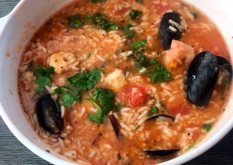 Portuguese Seafood Rice