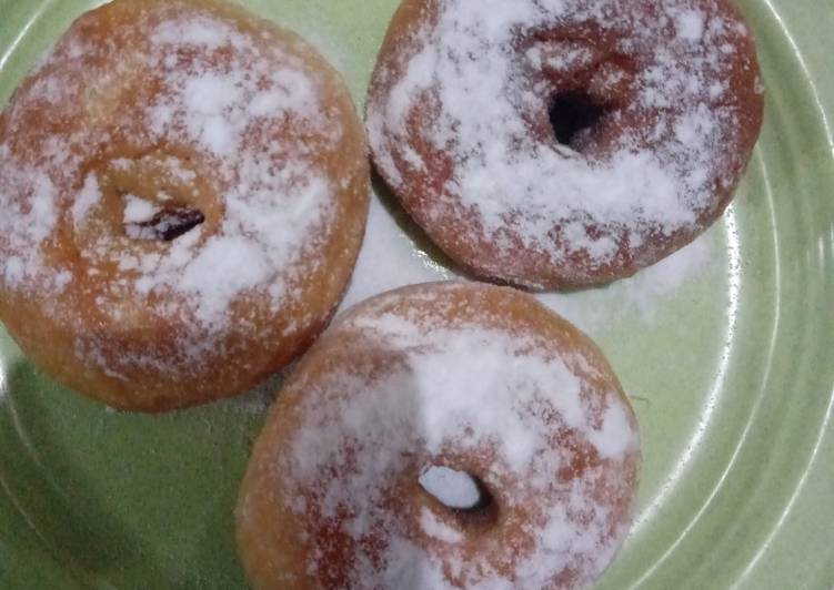 Langkah Mudah untuk Menyiapkan #7 Donat Gula Halus Anti Gagal