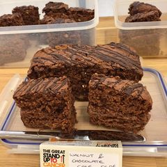 A picture of Chocolate & Walnut Cake (GF) (DF).
