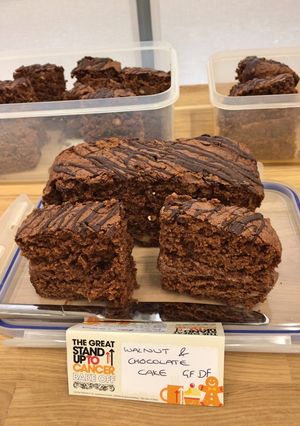 A picture of Chocolate & Walnut Cake (GF) (DF).