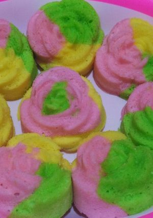 Foto resep Bolu kukus mawar