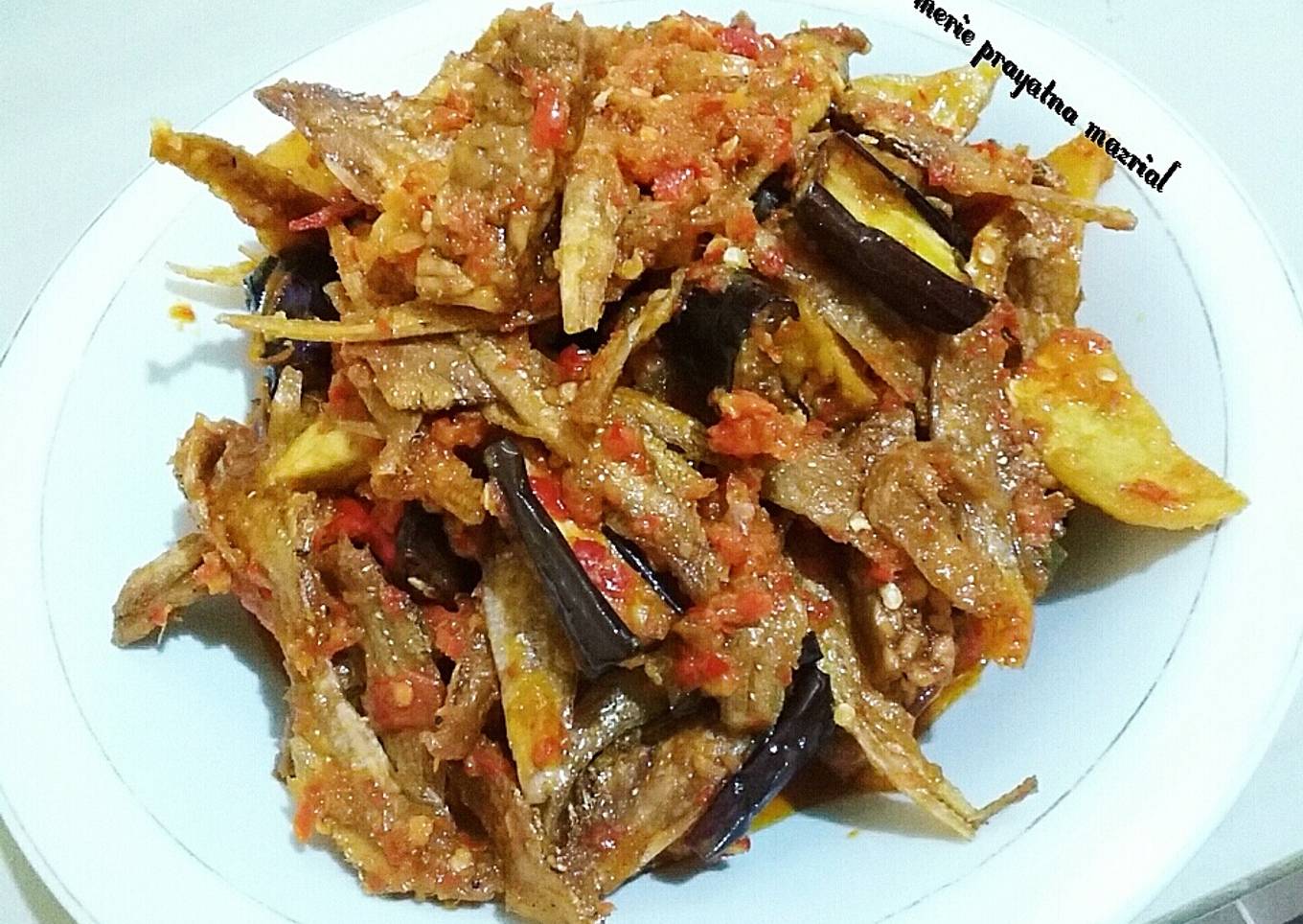 Balado Ikan Asin Bulu Ayam