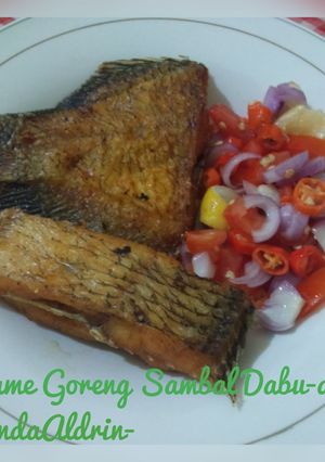 Foto resep Gurame Goreng Sambal Dabu-dabu