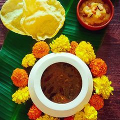 A picture of Tomato Rasam.