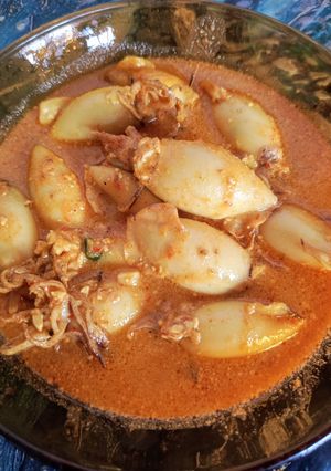 Foto resep Gulai Cumi Tahu