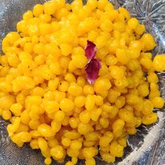 A picture of Mithi boondi.