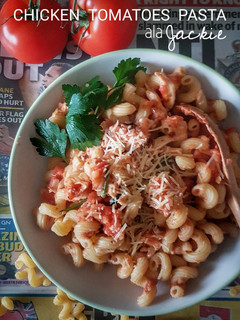 Foto resep Chicken Tomatoes Pasta