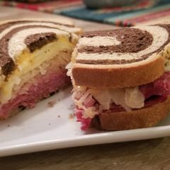 A picture of Rueben Sandwich-Oven Baked.