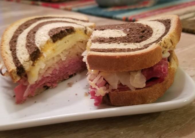 Rueben Sandwich-Oven Baked