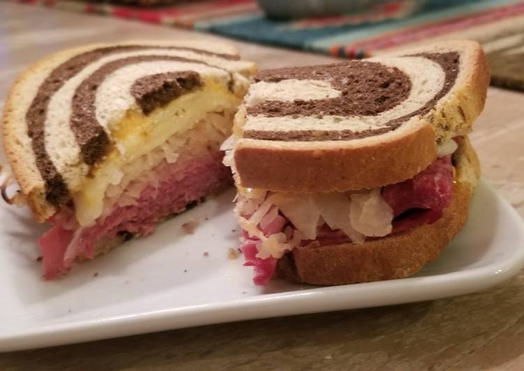 Step-by-Step Guide to Prepare Any-night-of-the-week Rueben Sandwich-Oven Baked