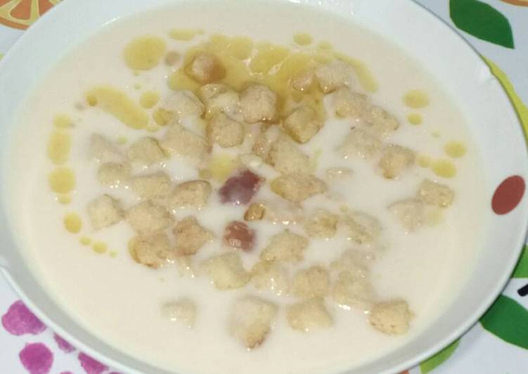 Sopa fría de cebolla y tomate