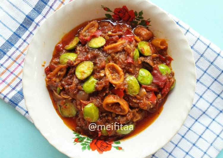 Cara Bikin Sambel Cumi Pete Anti Gagal