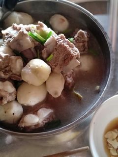 Hình của món Canh xương khoai sọ.