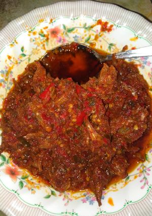 Foto resep Sambal Teri Mercon