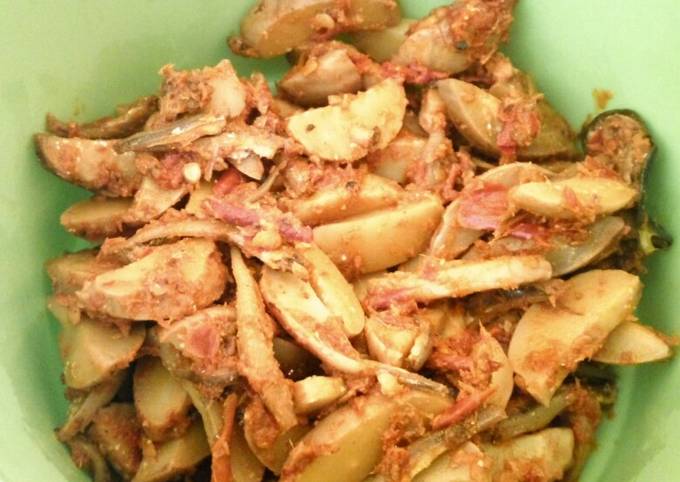 Resep Oseng jengkoL teri pedas Anti Gagal