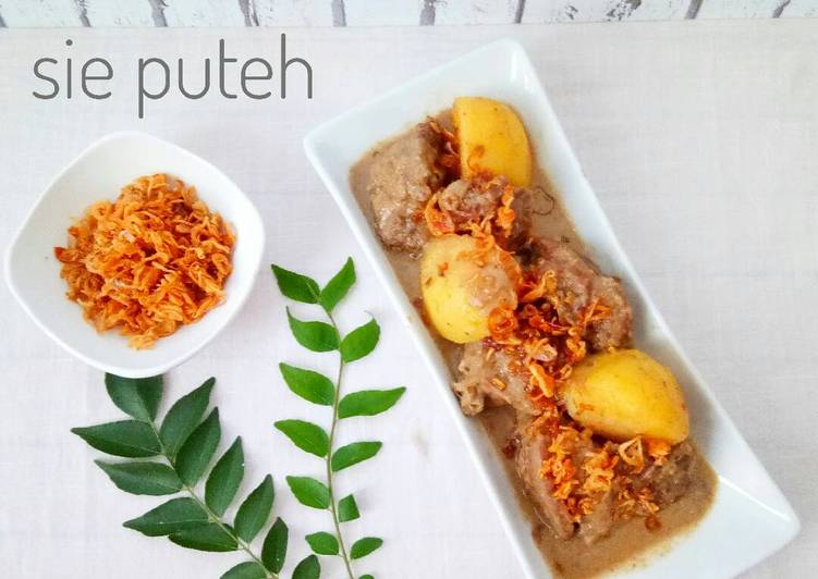 Sie Puteh (White Curry Meat) Khas Aceh #ketopad #Seninsemangat