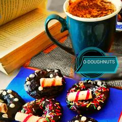 A picture of O-Doughnuts.