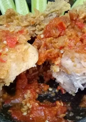 Foto resep Sambal ayam geprek by me