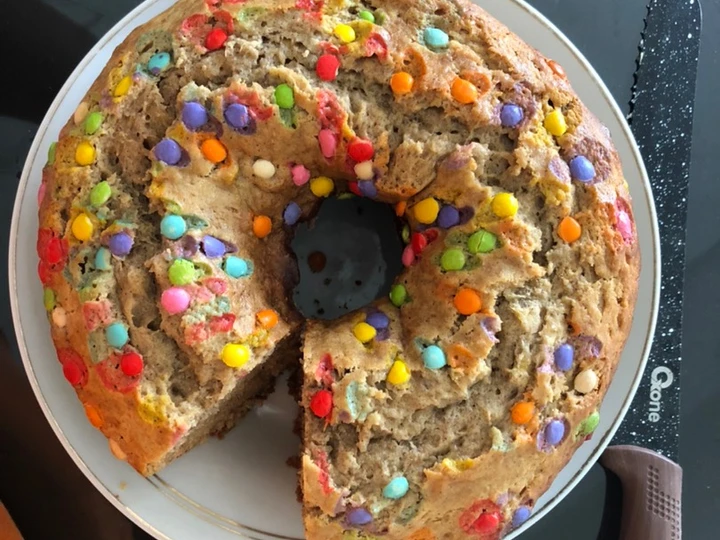 Langkah Mudah untuk Menyiapkan Resep Cinnamon Banana Cake (ala Farah Quinn. 2 telur, moist tanpa mixer) yang Sempurna Anti Ribet, Uenak Banget