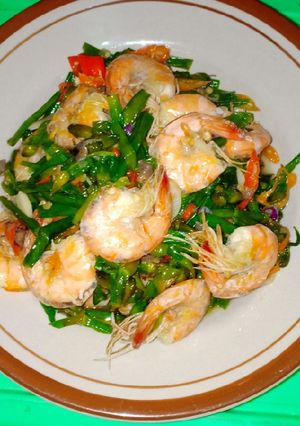 Foto resep Tumis genjer udang