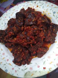 Foto resep 21. Sambel Goreng Paru Balado