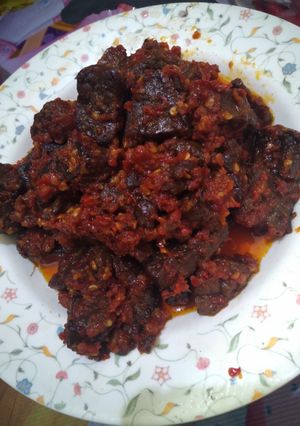 Foto resep 21. Sambel Goreng Paru Balado