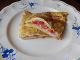 Omelette de jamón y queso