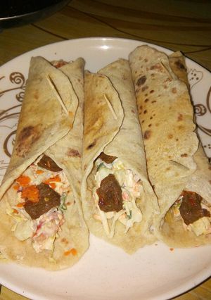 A picture of Shawarma.