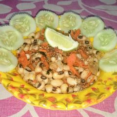 A picture of Black eye peas chaat(lobia).