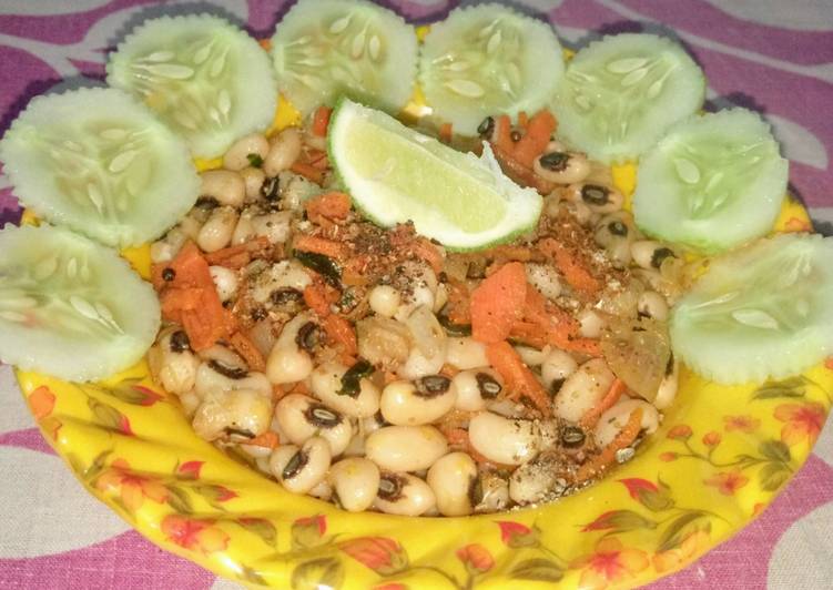 Black eye peas chaat(lobia)