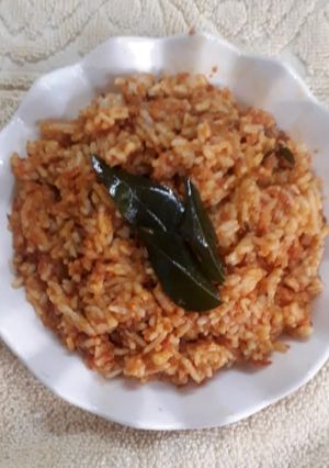 A picture of Tomato rice.